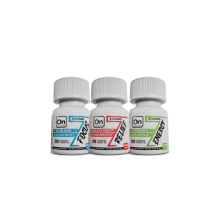 ON7 10MG tablets in compact, travel-friendly packaging
