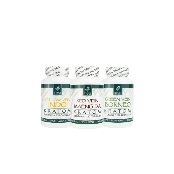 Whole Herbs KRATOM Capsules